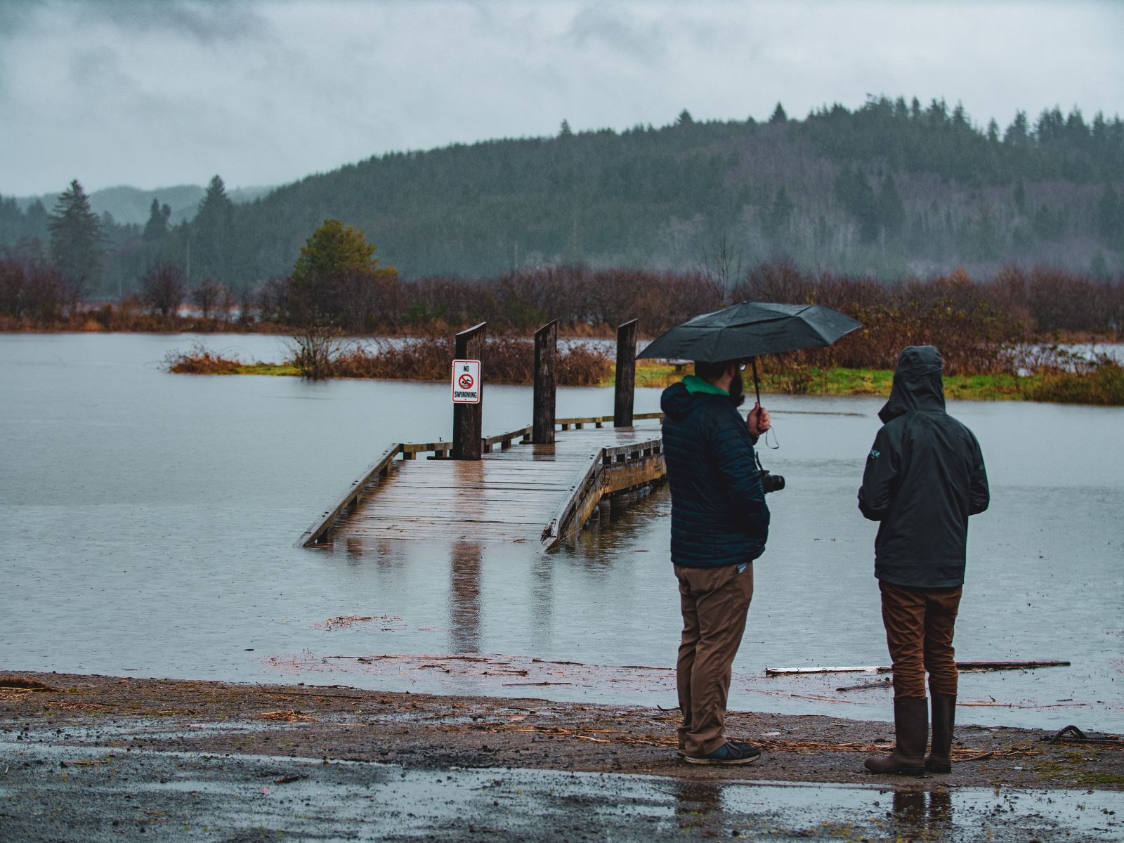 Raymond Park flooded during king tide