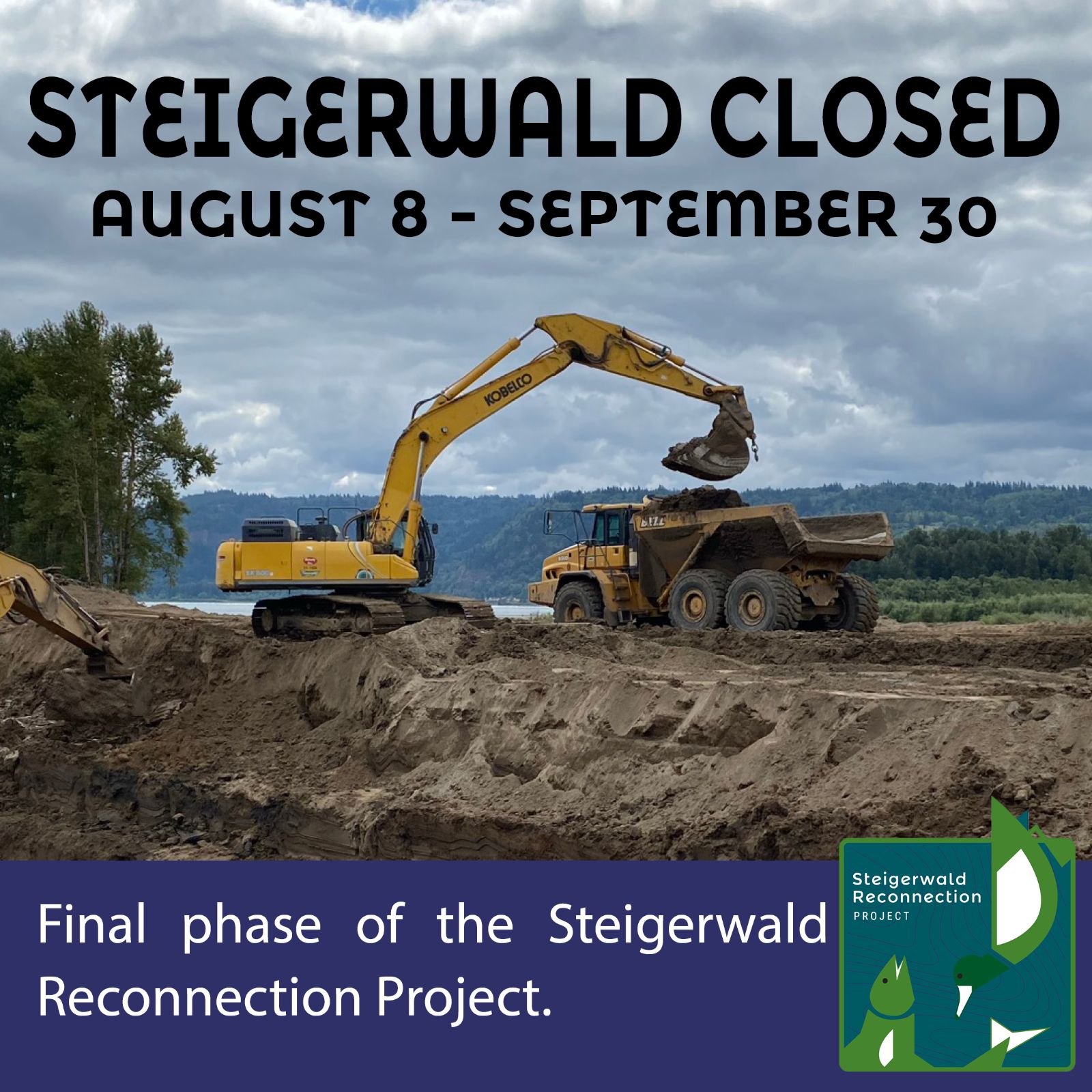 Steigerwald Closure Aug 8 - Sept 30